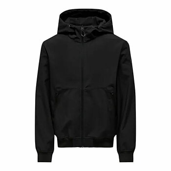 Jacka, herr Only & Sons Onsbowie Softshell Bomber Svart