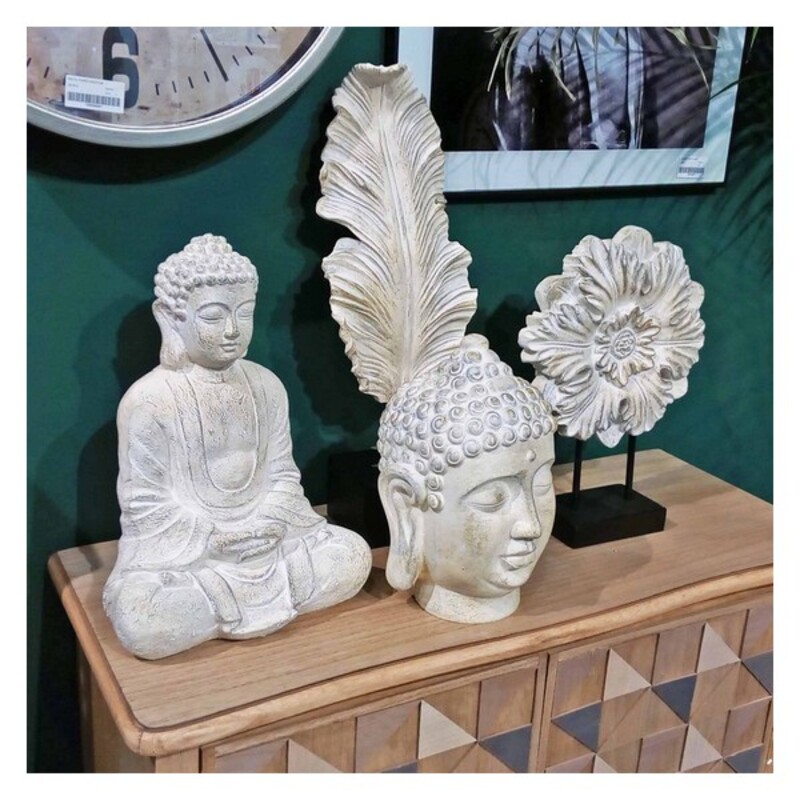 Prydnadsfigur Versa Buddha 19 x 26 x 18 cm - 4