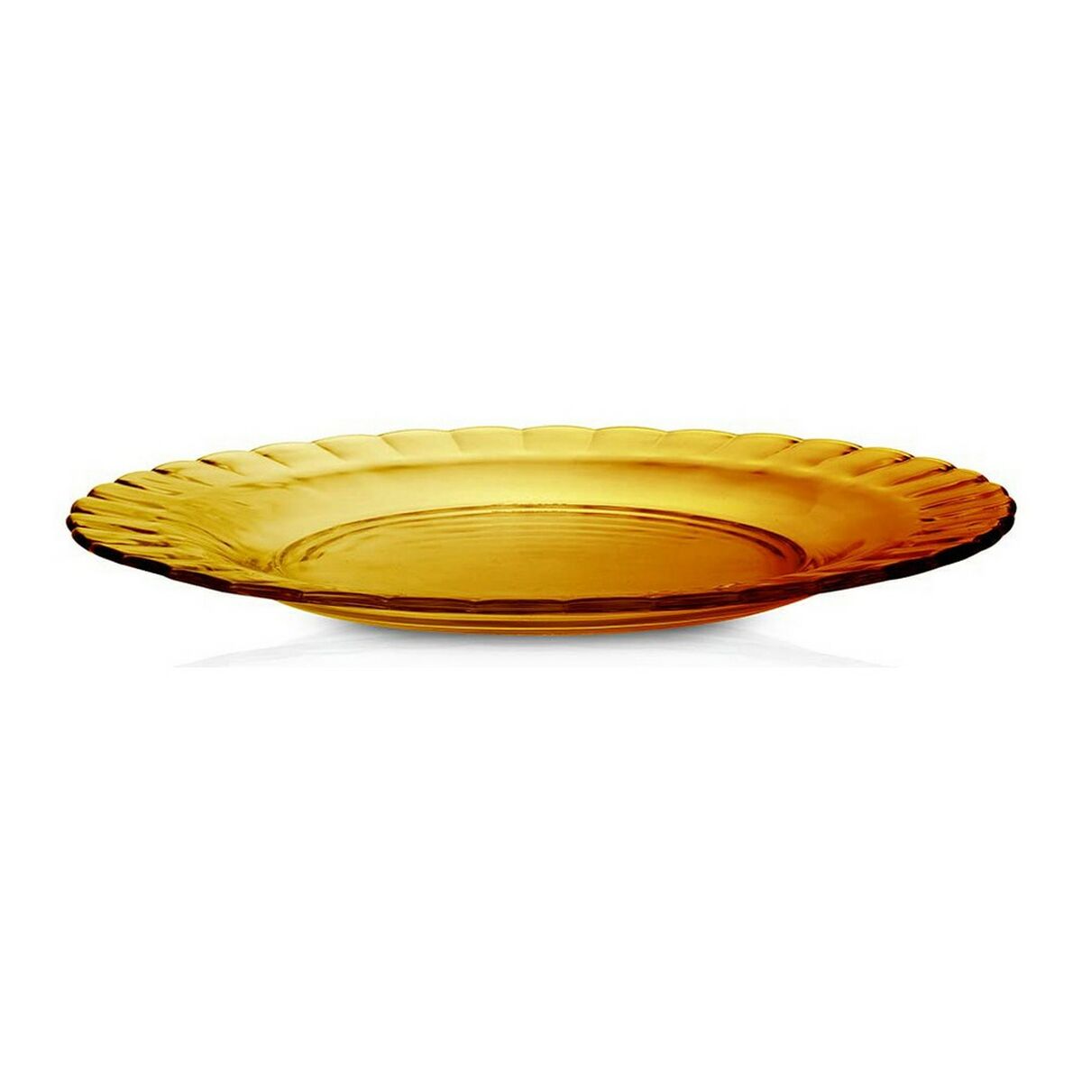 Platt skål Duralex Picardie Glas Ambra ø 26 x 2 cm - 4