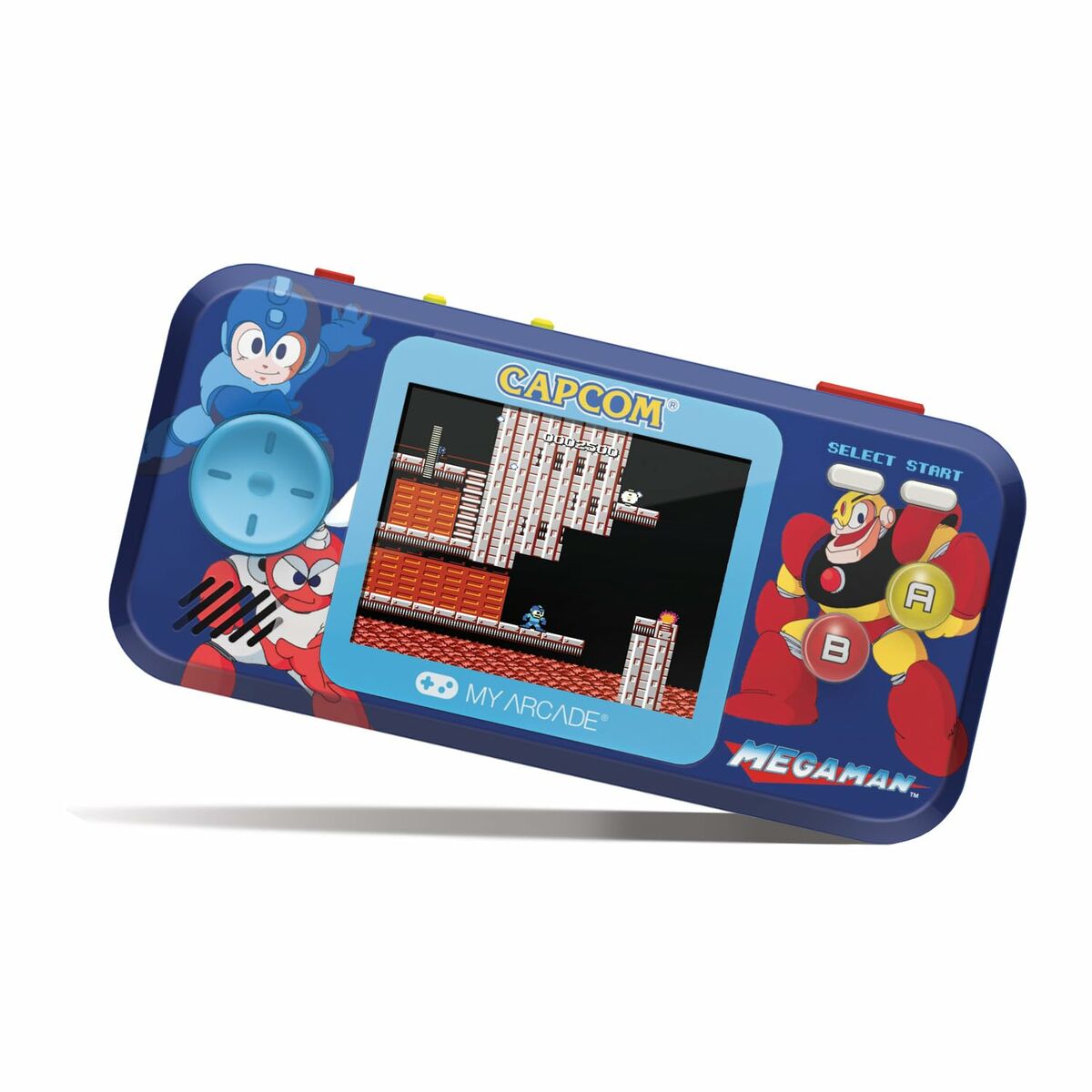 Bärbar spelkonsol My Arcade Pocket Player PRO - Megaman Retro Games Blå - 6