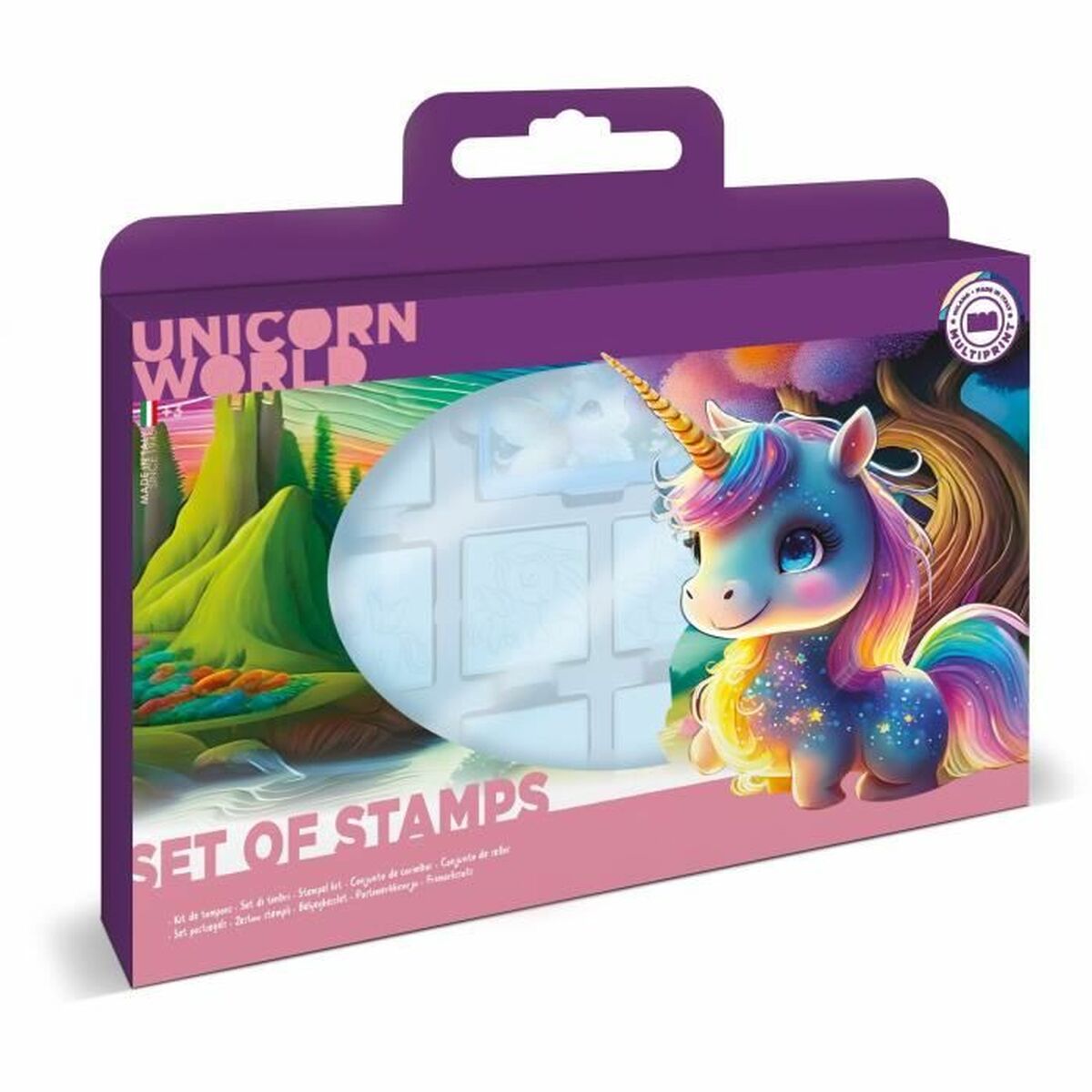 Frimärken Multiprint Unicorns