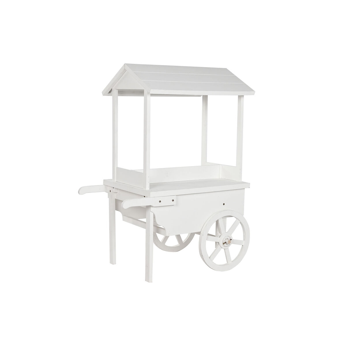 Trädgårdsvagn Home ESPRIT Vit 85 x 51 x 114 cm
