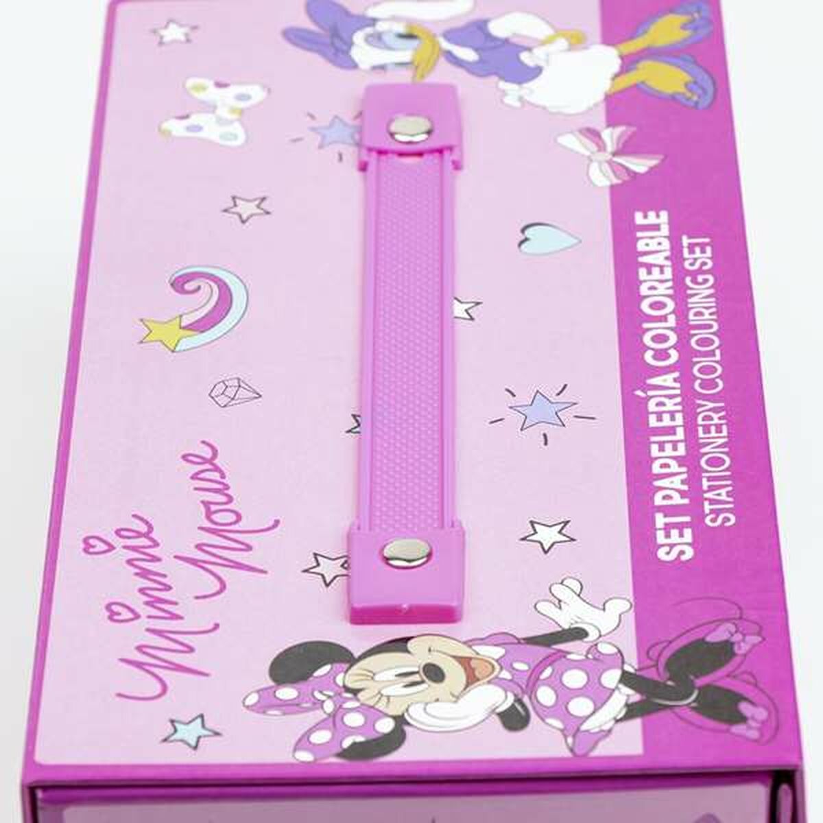 Brevpapper Set Minnie Mouse Rosa Portfölj