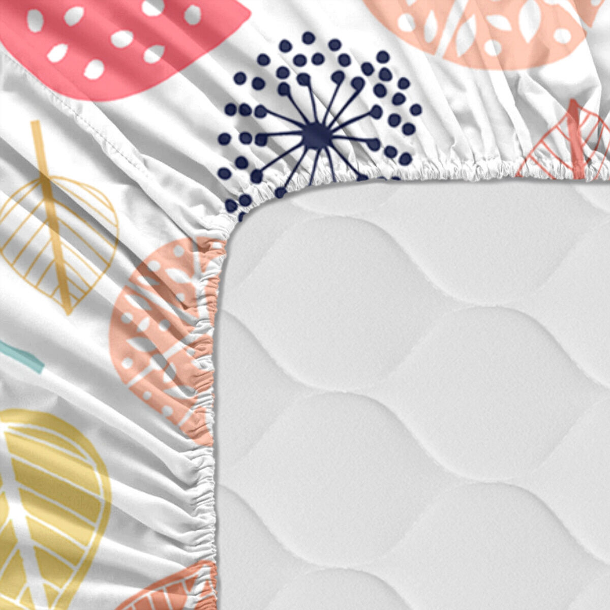 Underlakan HappyFriday MOSHI MOSHI Multicolour 70 x 140 x 14 cm - 3