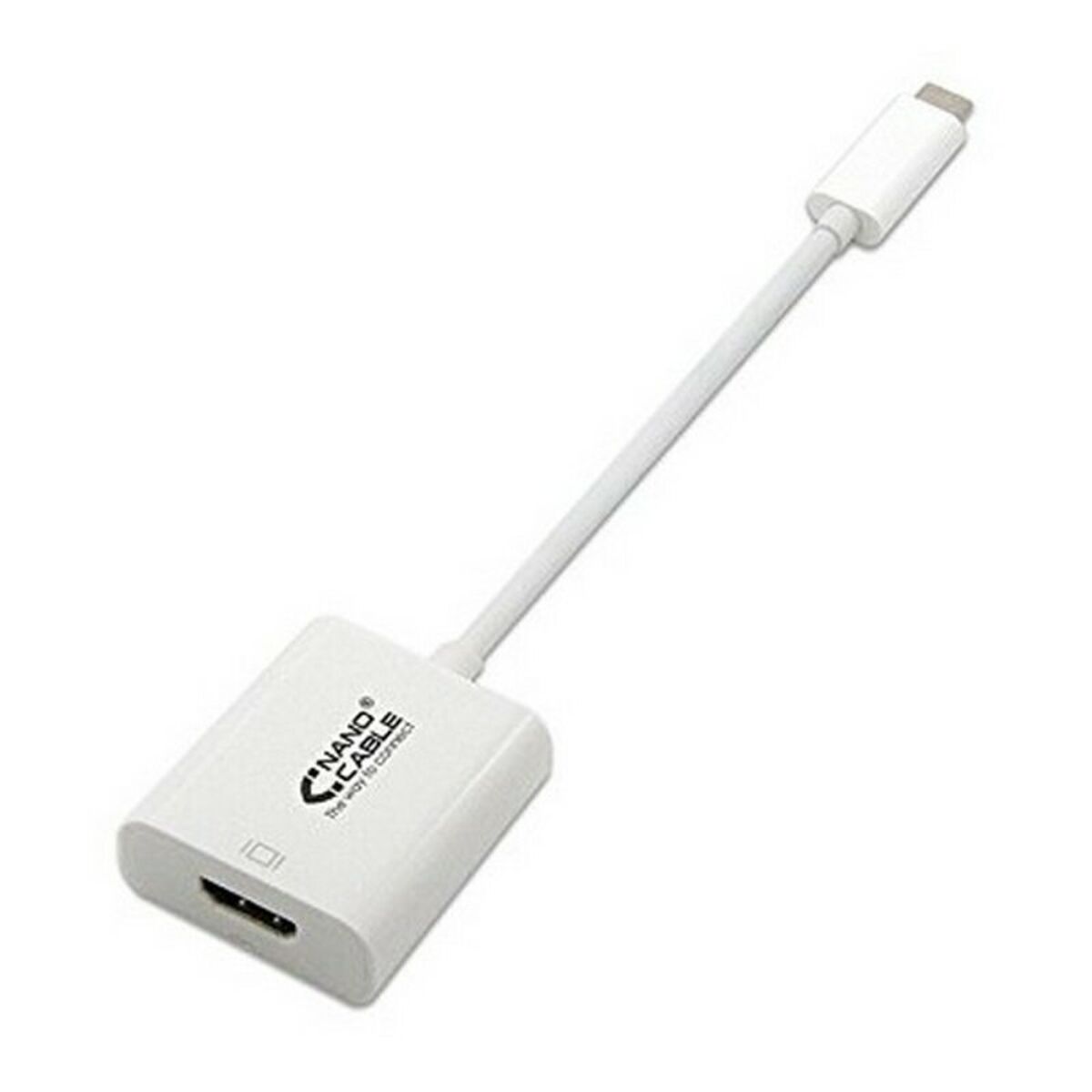 USB-C till HDMI Adapter NANOCABLE 10.16.4102 15 cm Vit - 3