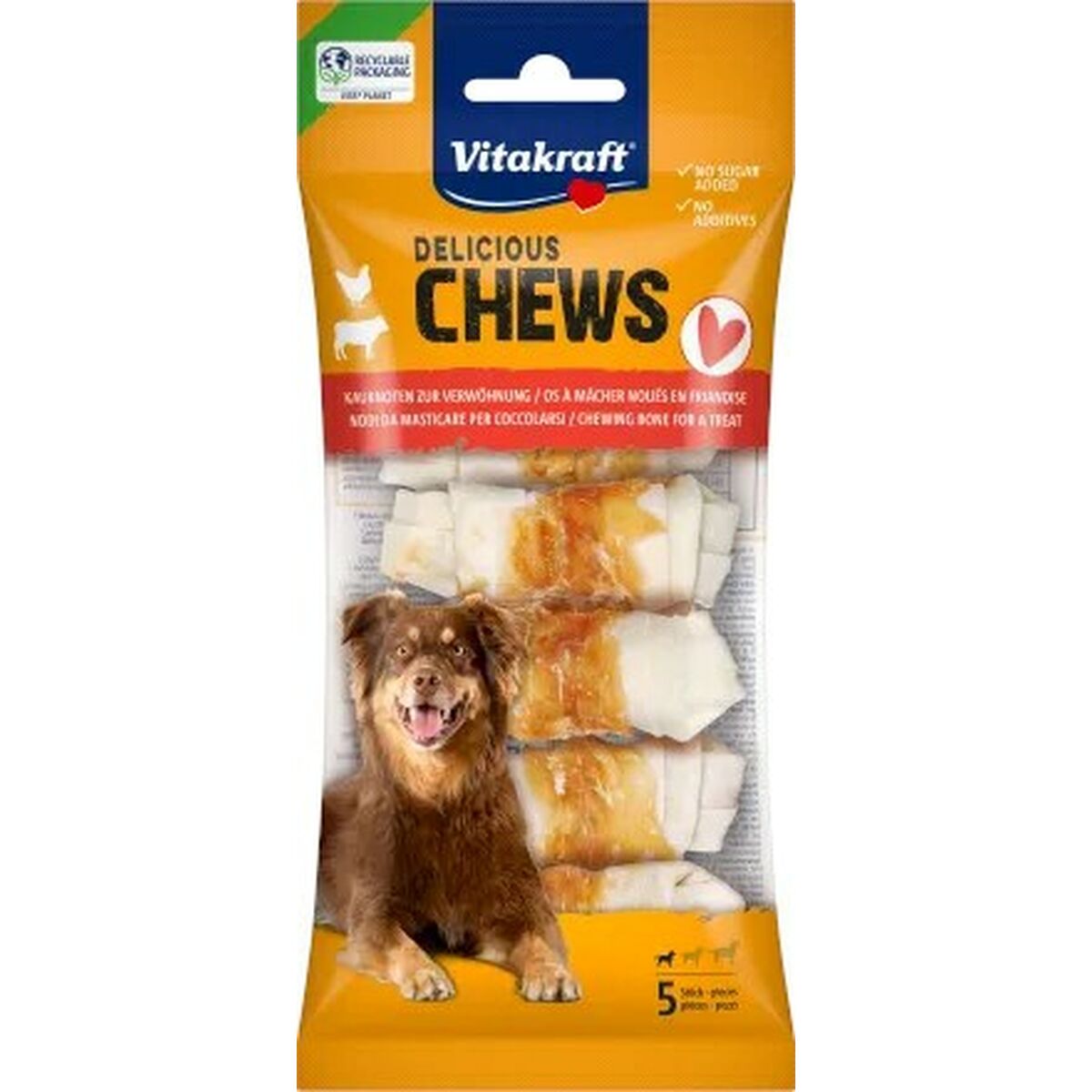 Hundgodis Vitakraft Chews Deli Kyckling 70 g