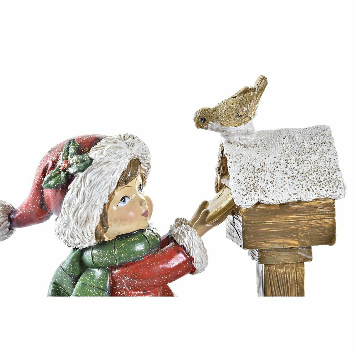 Julgranskula DKD Home Decor Harts (11,5 x 6 x 13,5 cm) (2 antal) - 3