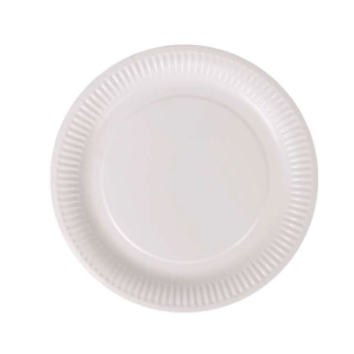 Tallriksset Algon Vit Papp Engångsanvändning 23 cm 100 antal - 2