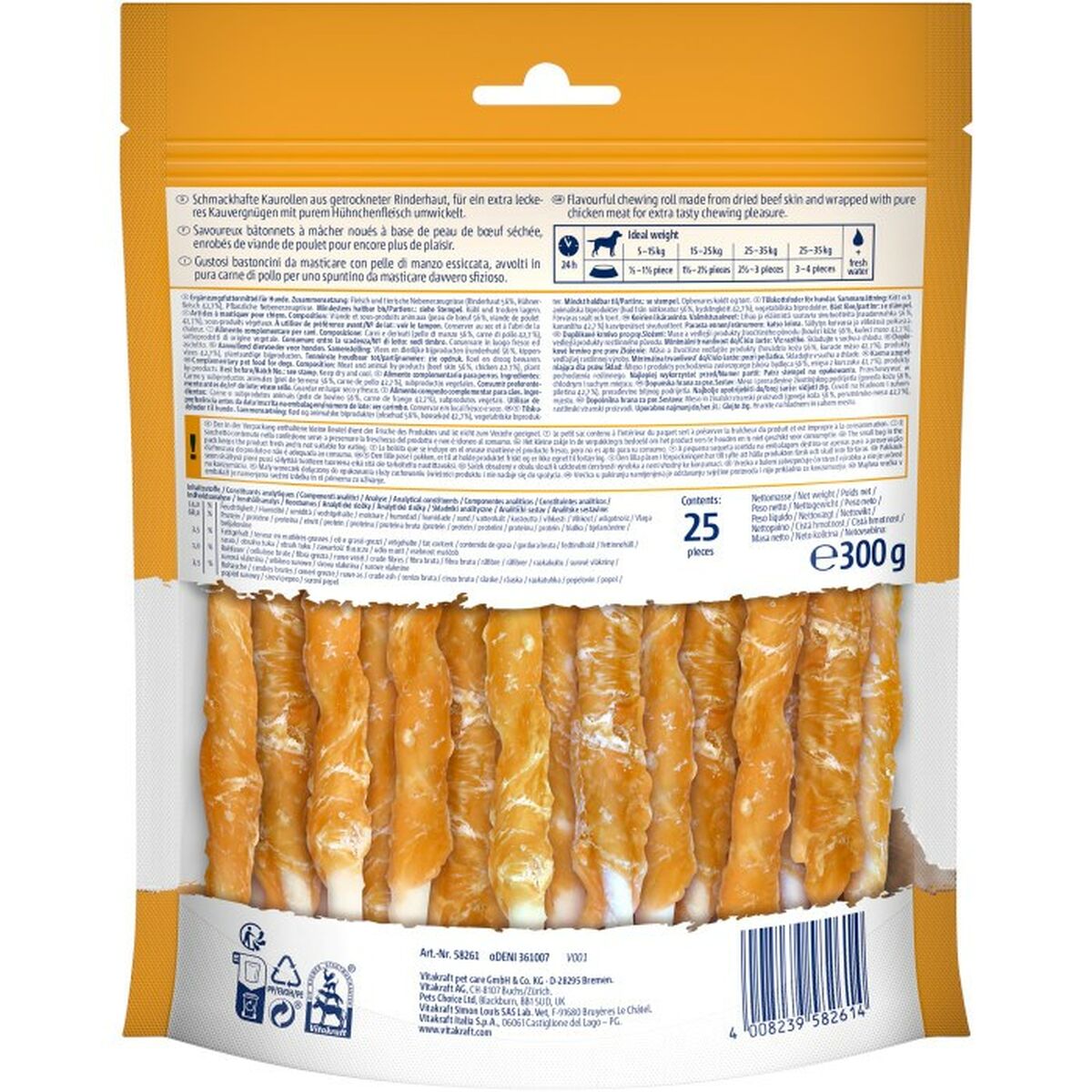 Hundgodis Vitakraft Chews Deli Kyckling 300 g - 2