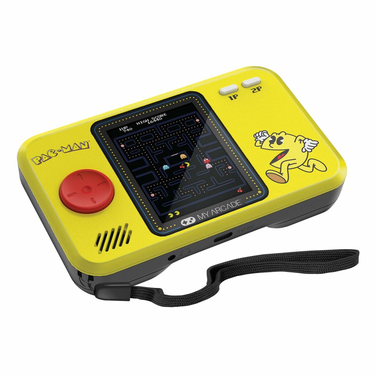 Bärbar spelkonsol My Arcade Pocket Player PRO - Pac-Man Retro Games Gul - 5