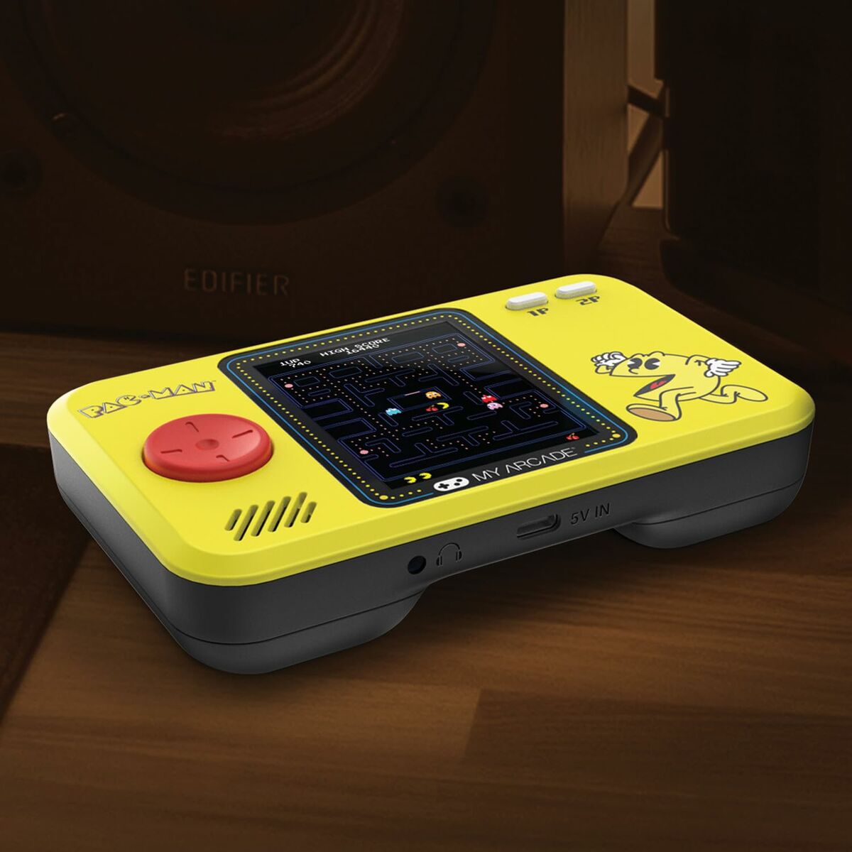Bärbar spelkonsol My Arcade Pocket Player PRO - Pac-Man Retro Games Gul - 3
