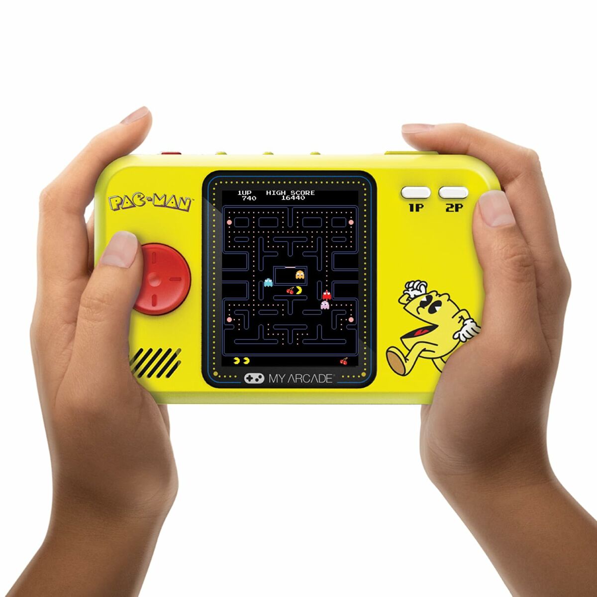 Bärbar spelkonsol My Arcade Pocket Player PRO - Pac-Man Retro Games Gul - 7