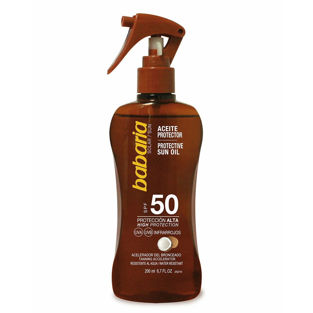Skyddande olja Babaria F-50 200 ml Kokosnöt Spray - 2