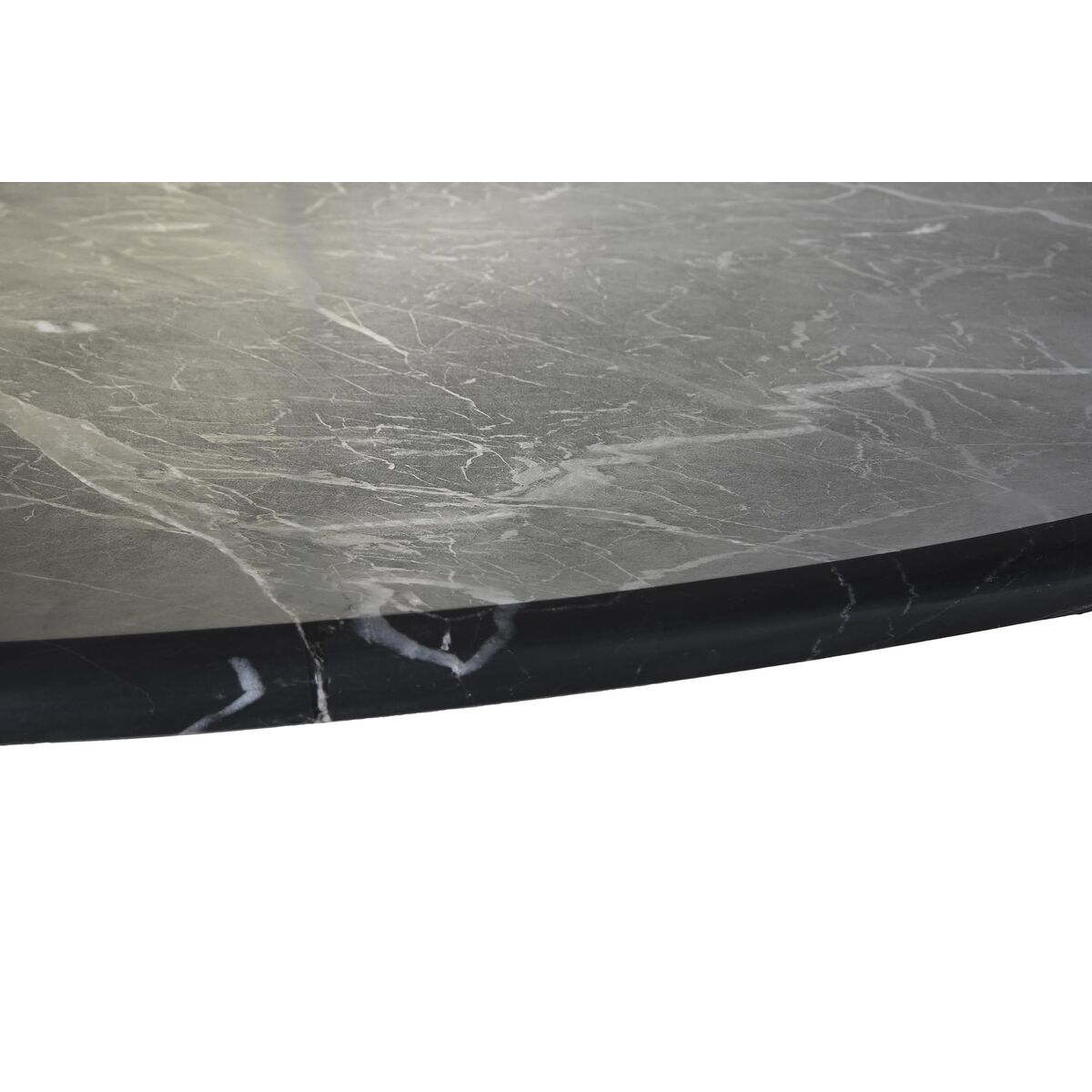 Matsalsbord DKD Home Decor Svart Metall Marmor 180 x 100 x 76 cm - 3