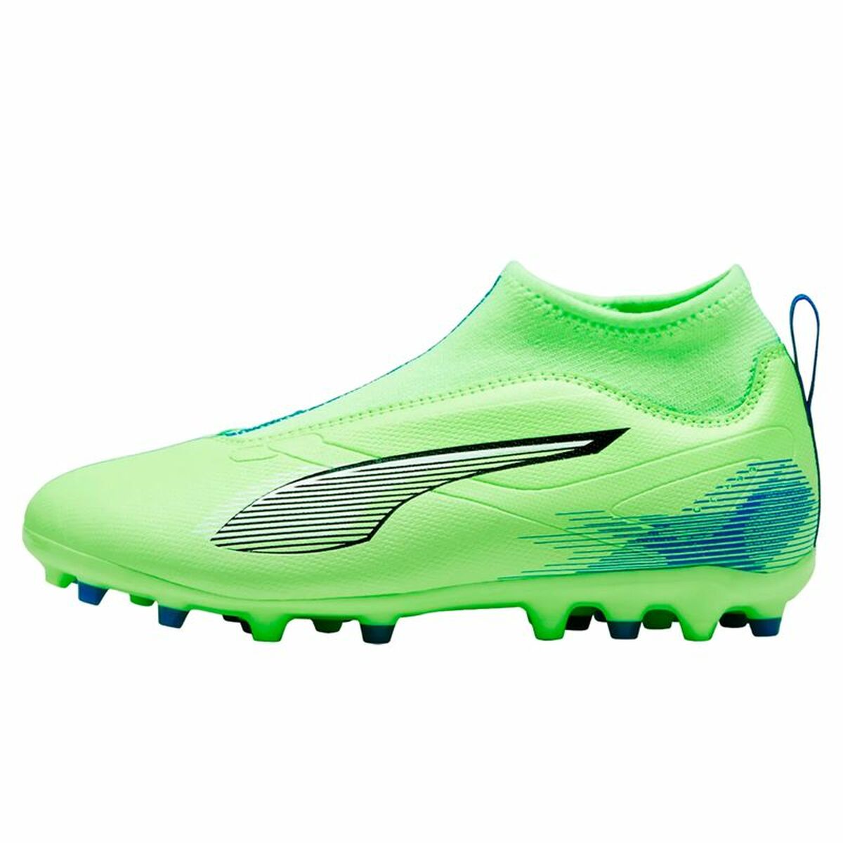 Fotbollsskor för barn Puma Ultra 5 Match+ Ll Mg Grön - 2