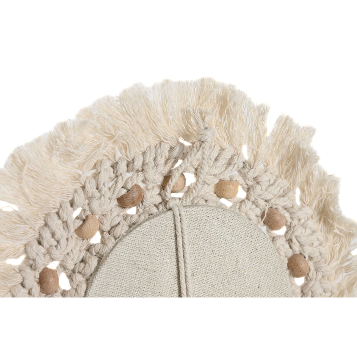 Väggspegel Home ESPRIT Vit Boho 20 x 1 x 20 cm (3 Delar) - 3
