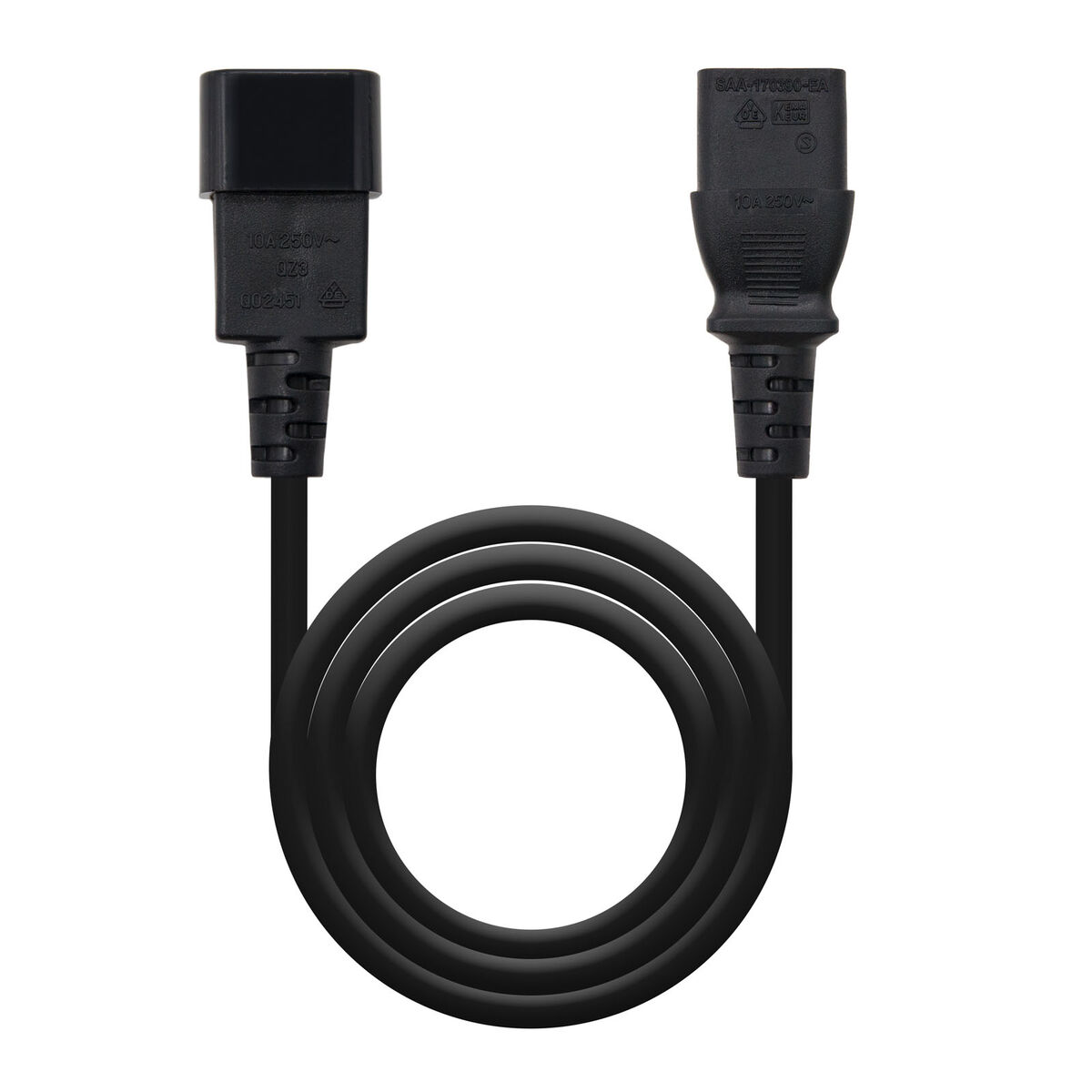 Elkabel NANOCABLE 10.22.0202 1,5 m 1500W Svart 1,5 m