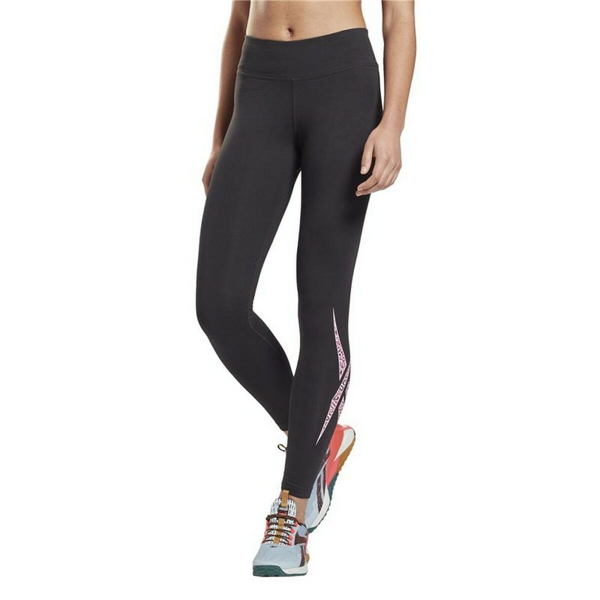 Sport-leggings, Dam Reebok Moder Safari Svart - 6