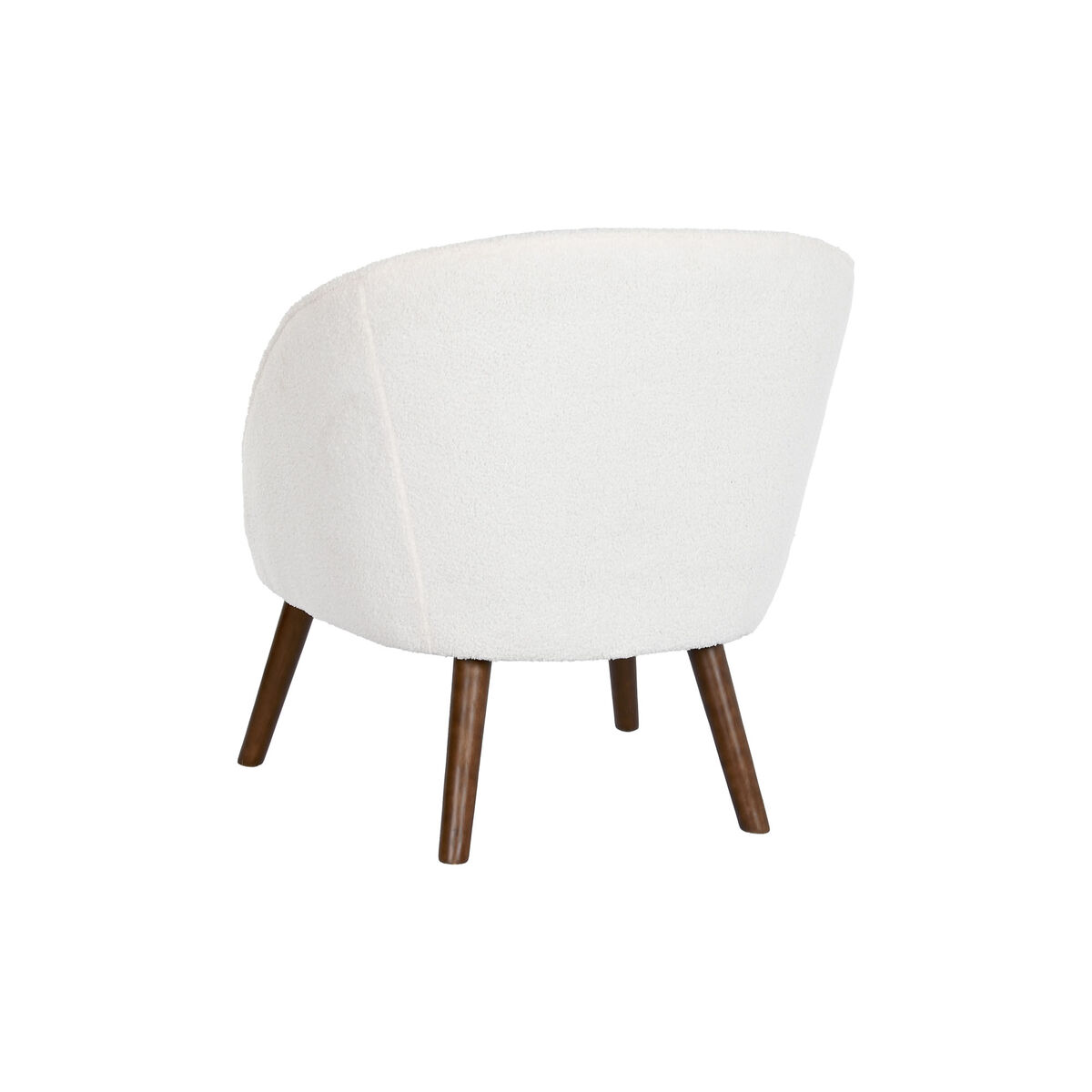 Fåtölj DKD Home Decor Vit Brun 74 x 69 x 79 cm 76 x 69 x 73 cm - 2