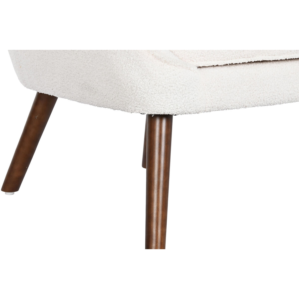 Fåtölj DKD Home Decor Vit Brun 74 x 69 x 79 cm 76 x 69 x 73 cm - 3