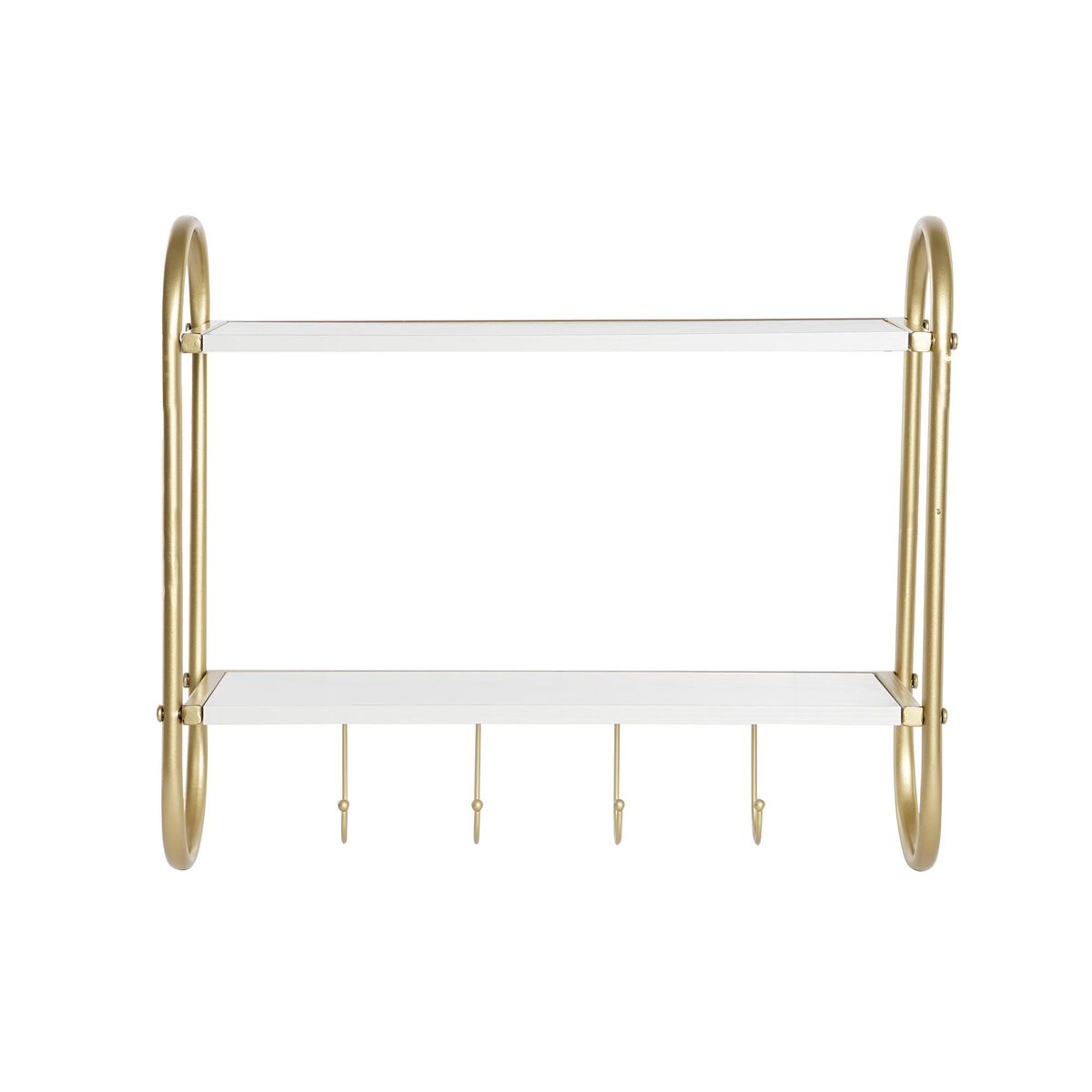 Väggmonterad rockhängare DKD Home Decor Metall MDF Glam (50 x 15 x 43 cm) - 4