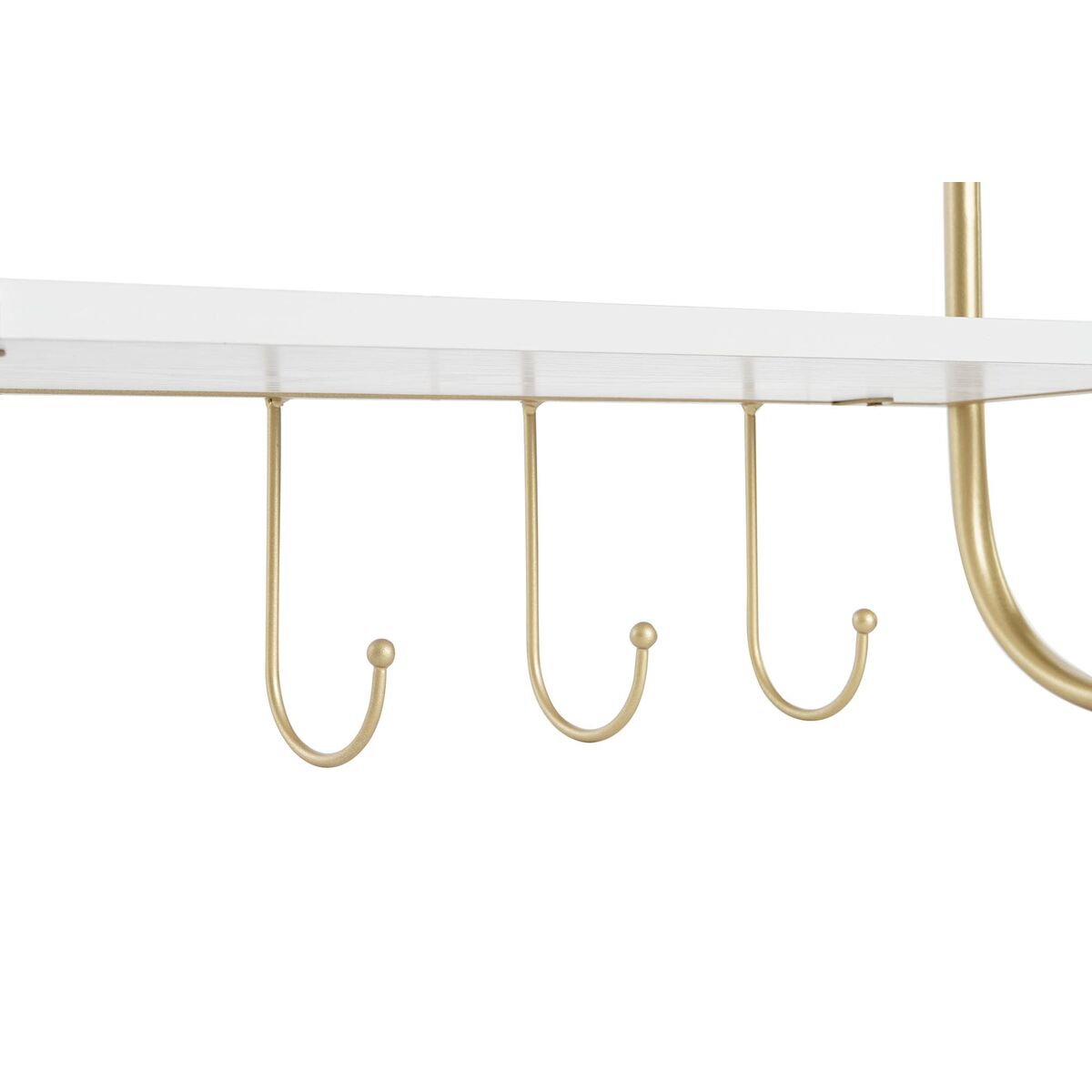 Väggmonterad rockhängare DKD Home Decor Metall MDF Glam (50 x 15 x 43 cm) - 3