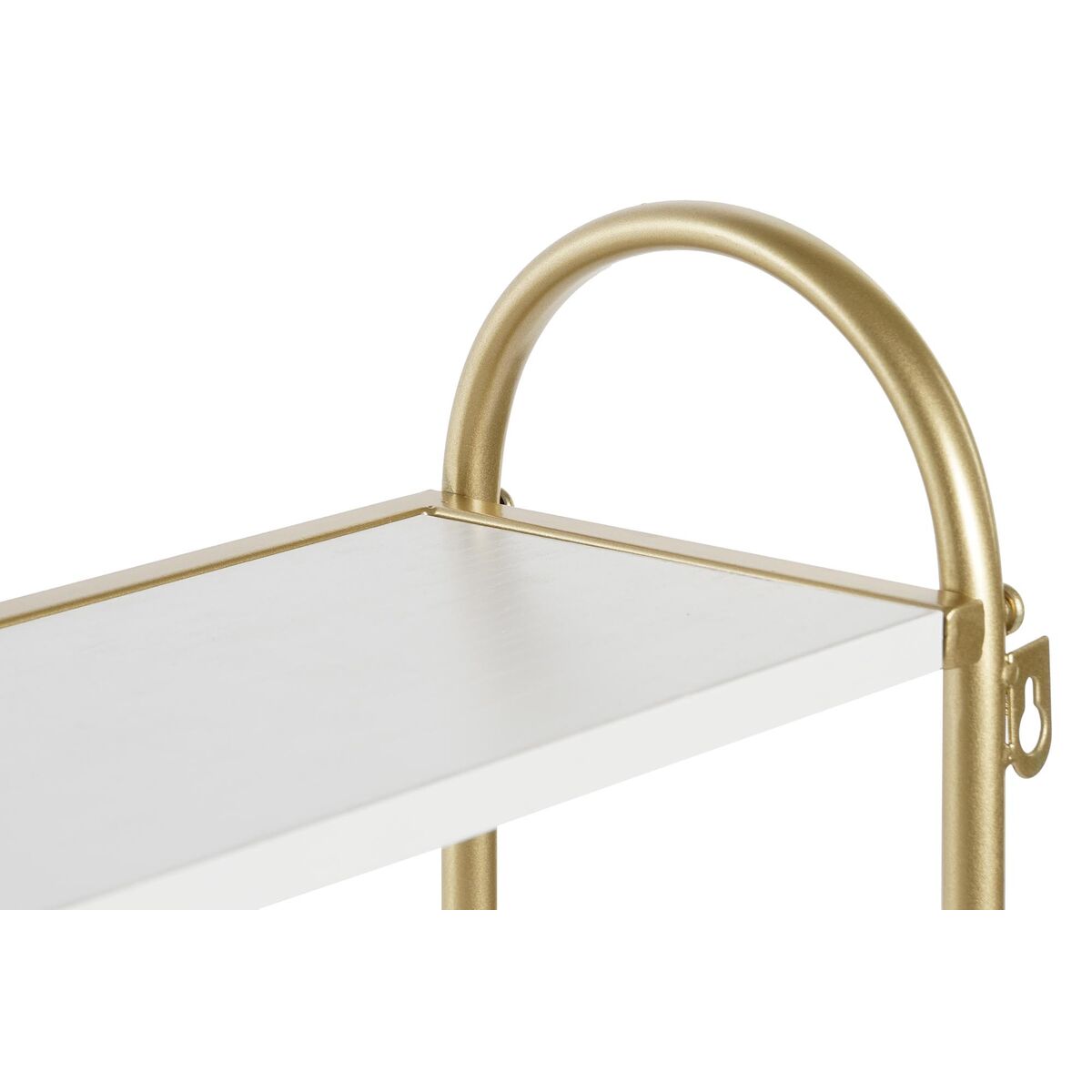 Väggmonterad rockhängare DKD Home Decor Metall MDF Glam (50 x 15 x 43 cm) - 12