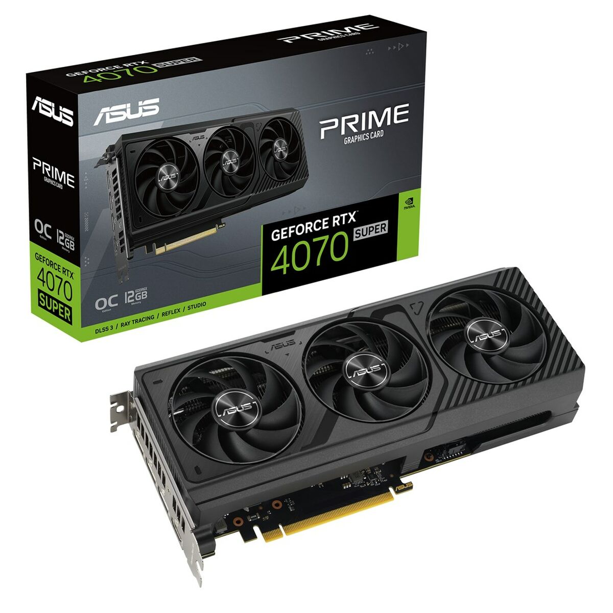Grafikkort Asus 90YV0KC6-M0NA00 RTX 4070 SUPER 12 GB GDDR6X - 3