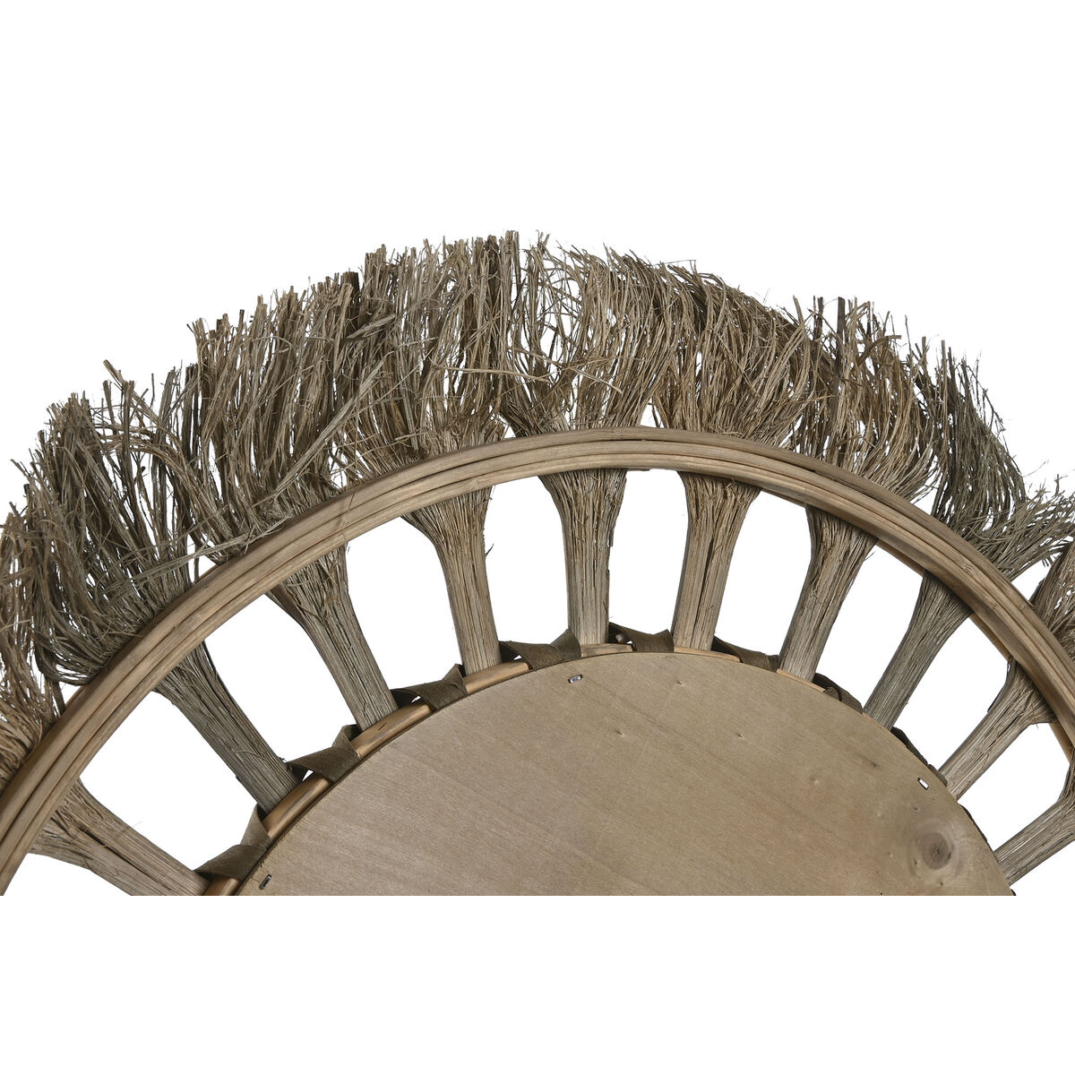 Väggspegel Home ESPRIT Naturell Tropiskt 60 x 2,5 x 60 cm - 3