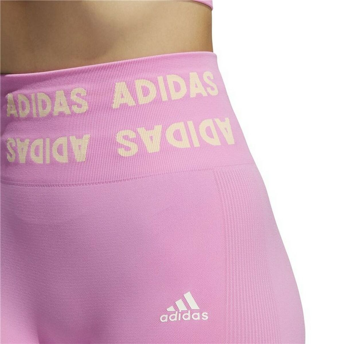 Sport-leggings, Dam Adidas Aeroknit Rosa - 3