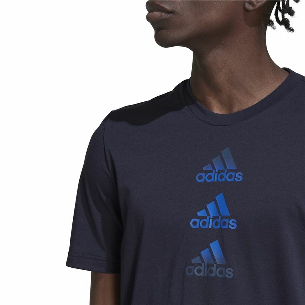 T-shirt med kortärm Herr Adidas Designed To Move Logo - 3