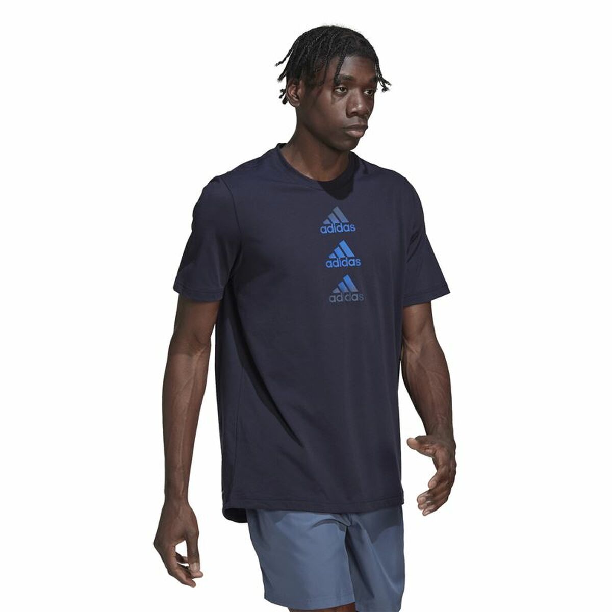 T-shirt med kortärm Herr Adidas Designed To Move Logo - 4