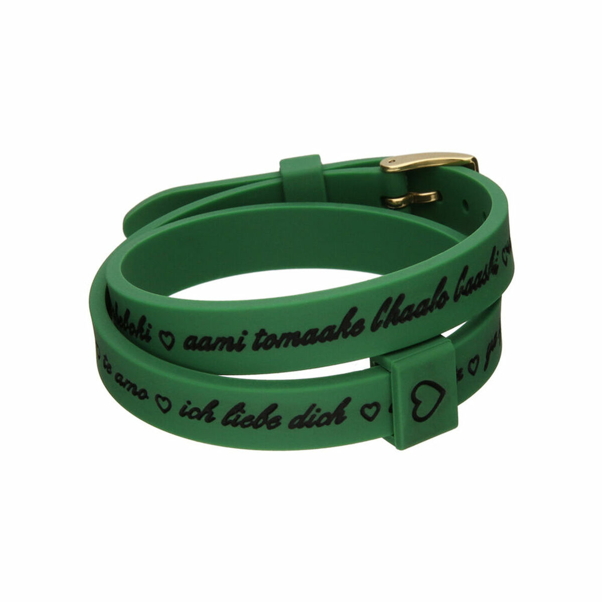 Damarmband il mezzometro I LOVE YOU GOLD - BRACCIALE IN SILICONE/SILICONE BRACELET - 2