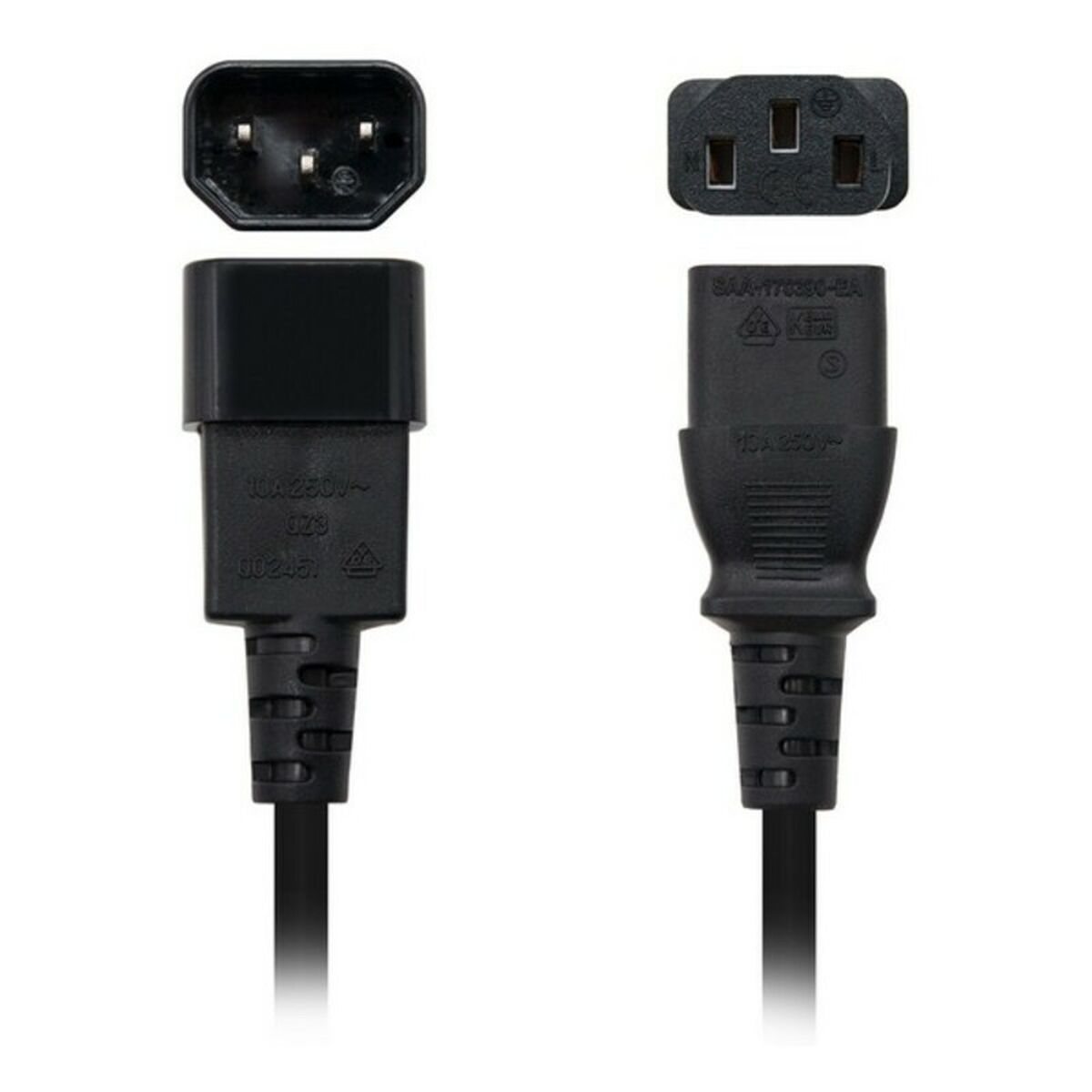 Elkabel NANOCABLE 10.22.0203 (3 m) Svart - 2