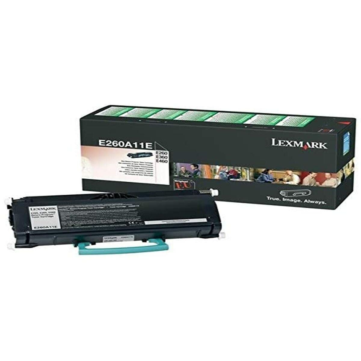 Toner Lexmark E260A11E Svart - 3