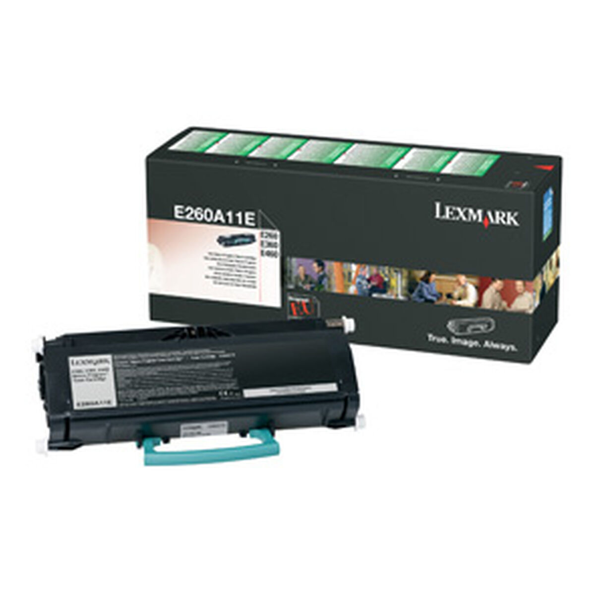 Toner Lexmark E260A11E Svart - 2