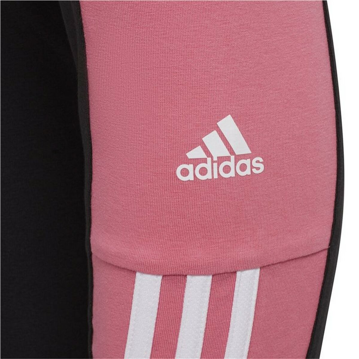 Sport-leggings, Dam Adidas Colorblock Svart - 3