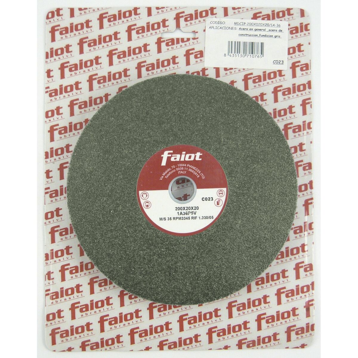 Sliprondell FAIOT 8C-80 200 mm Grön - 2