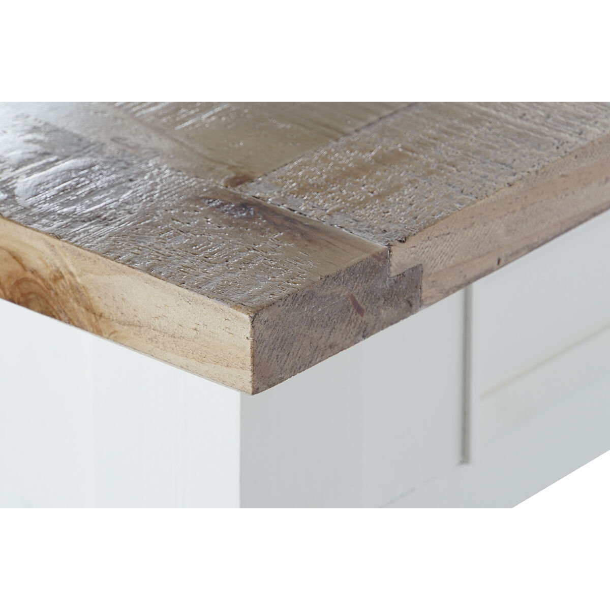 Matsalsbord DKD Home Decor Brun Beige Paulowniaträ 160 x 80 x 79 cm - 3