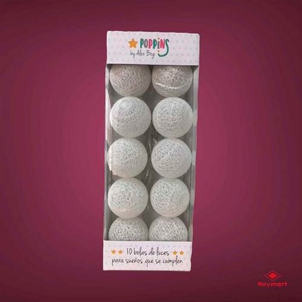 Bollkrans med LED Roymart Poppins - 2