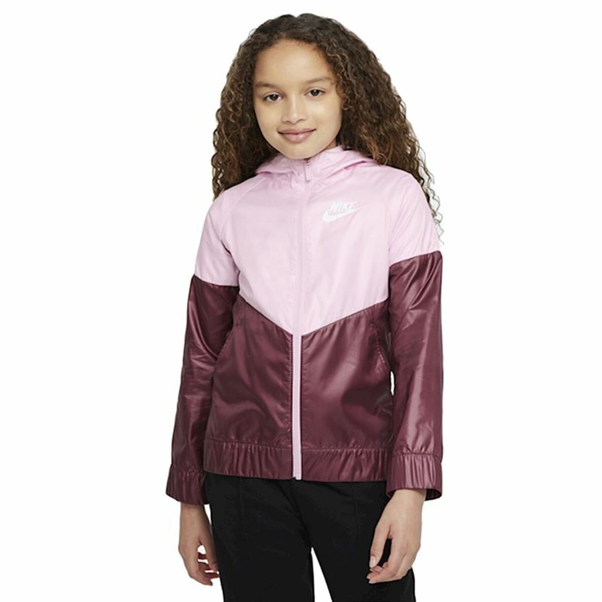 Sportjacka, Barn Nike Sportswear Windrunner Rosa - 7