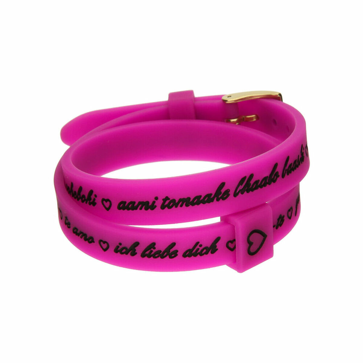 Damarmband il mezzometro I LOVE YOU GOLD - BRACCIALE IN SILICONE/SILICONE BRACELET - 2