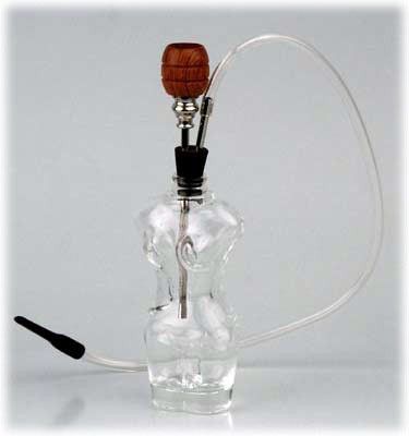 Vattenpipa LADY, 1 slang transparent, 19cm