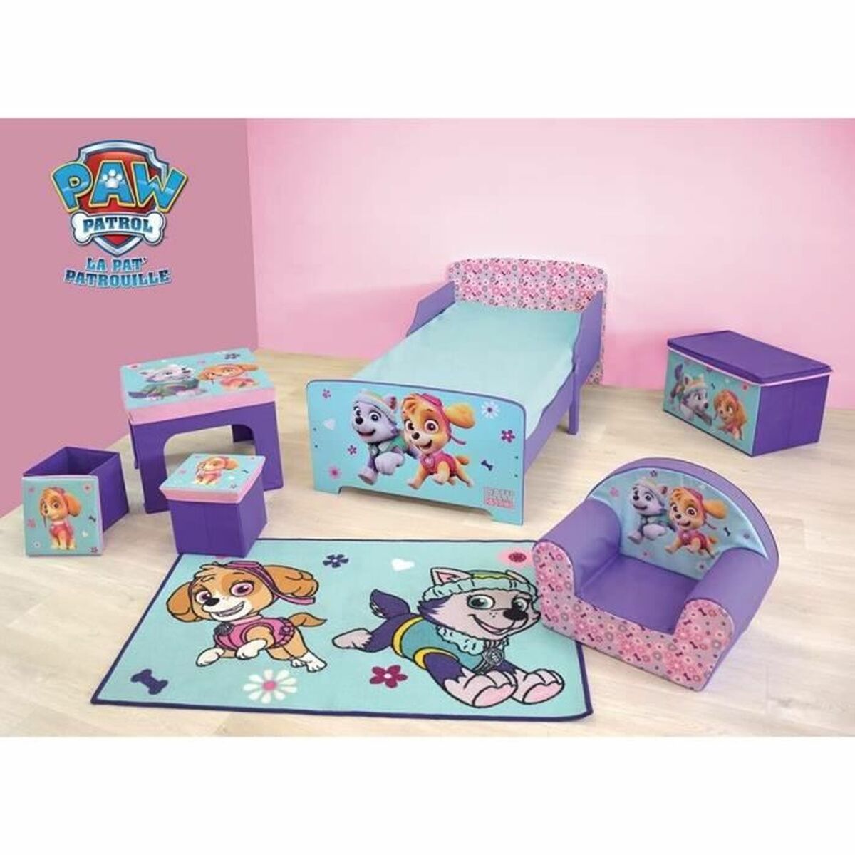 Lekmatta Fun House The Paw Patrol 120 x 80 cm - 5