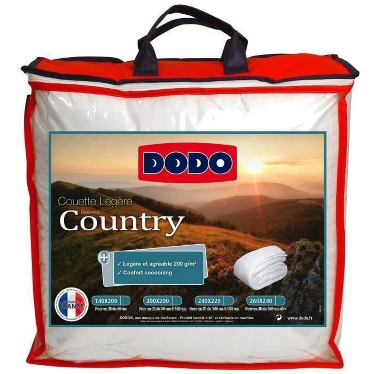 Täcke DODO Country Belysning Vit 220 x 240 cm - 2