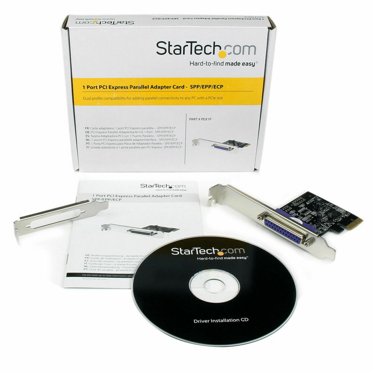 PCI Kort Startech PEX1P2 - 4
