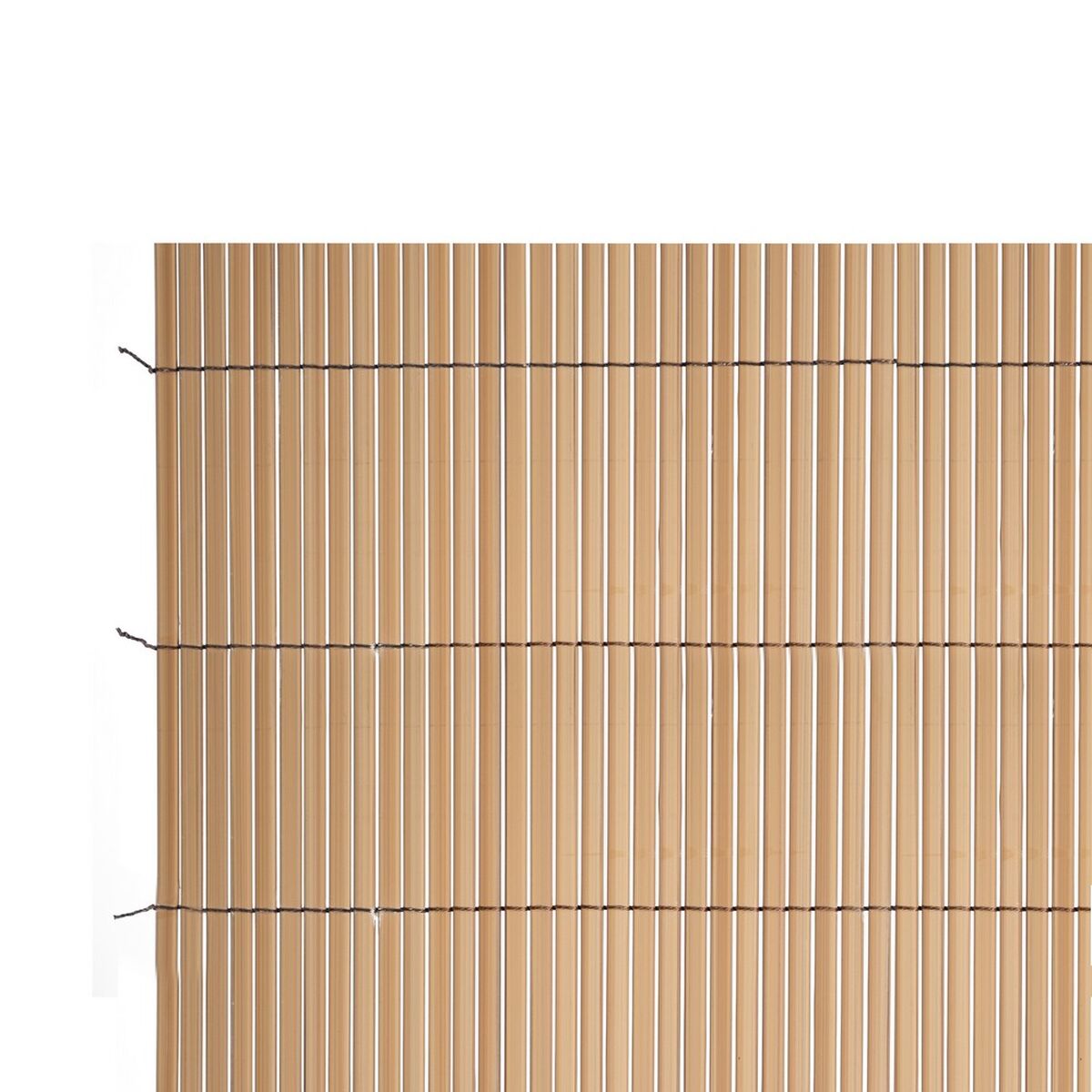 Trädgårdsstaket Brun PVC 1 x 300 x 100 cm - 5