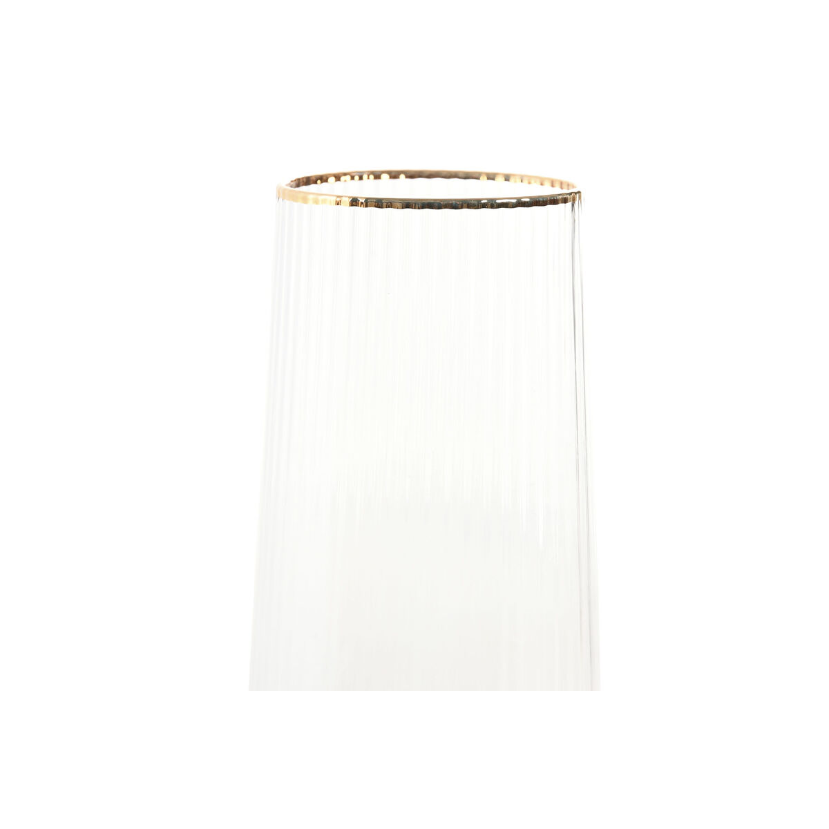Glasset Home ESPRIT Transparent Gyllene Glas 400 ml (6 antal) - 2