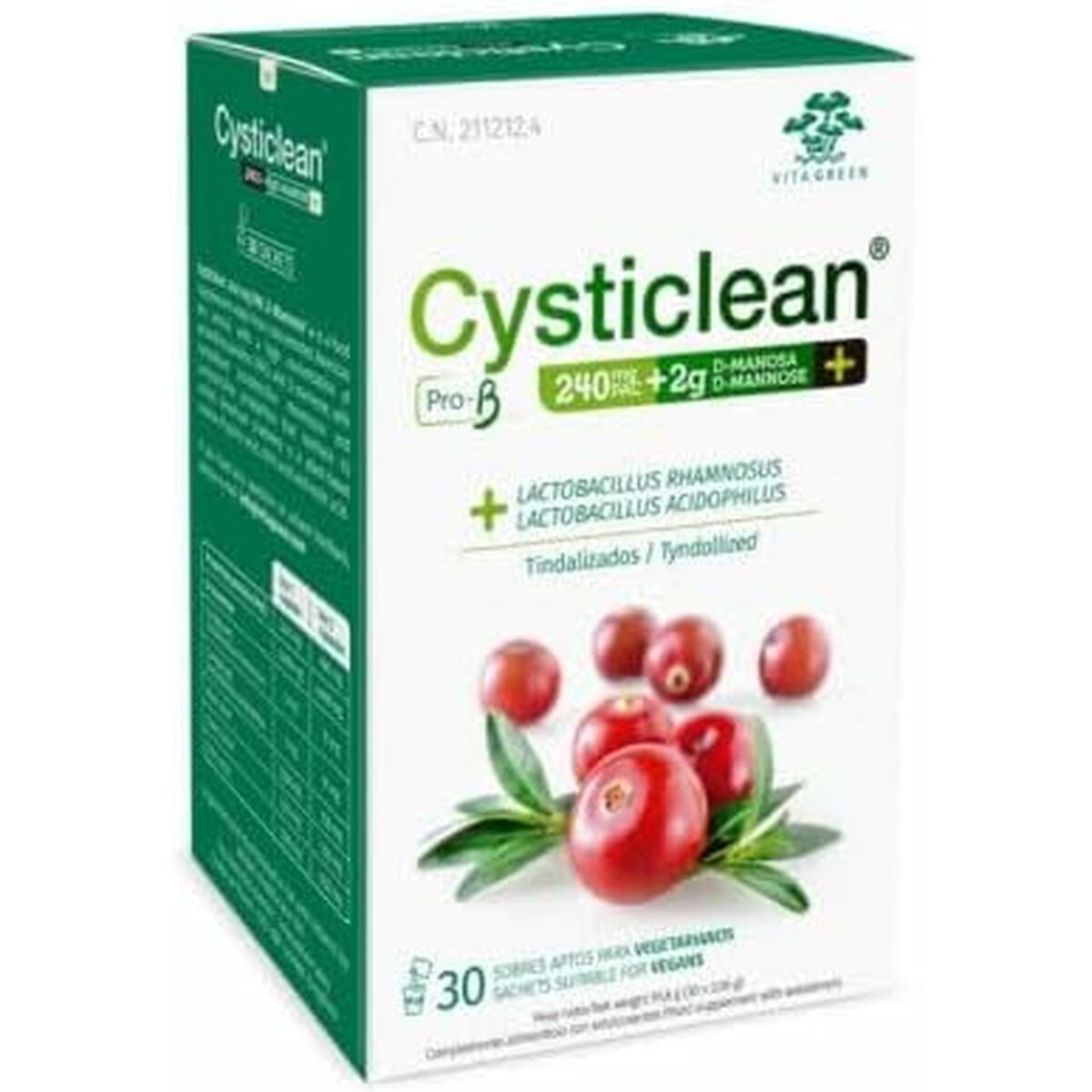 C-vitamin CYSTICLEAN CYSTICLEAN PROB 30 antal
