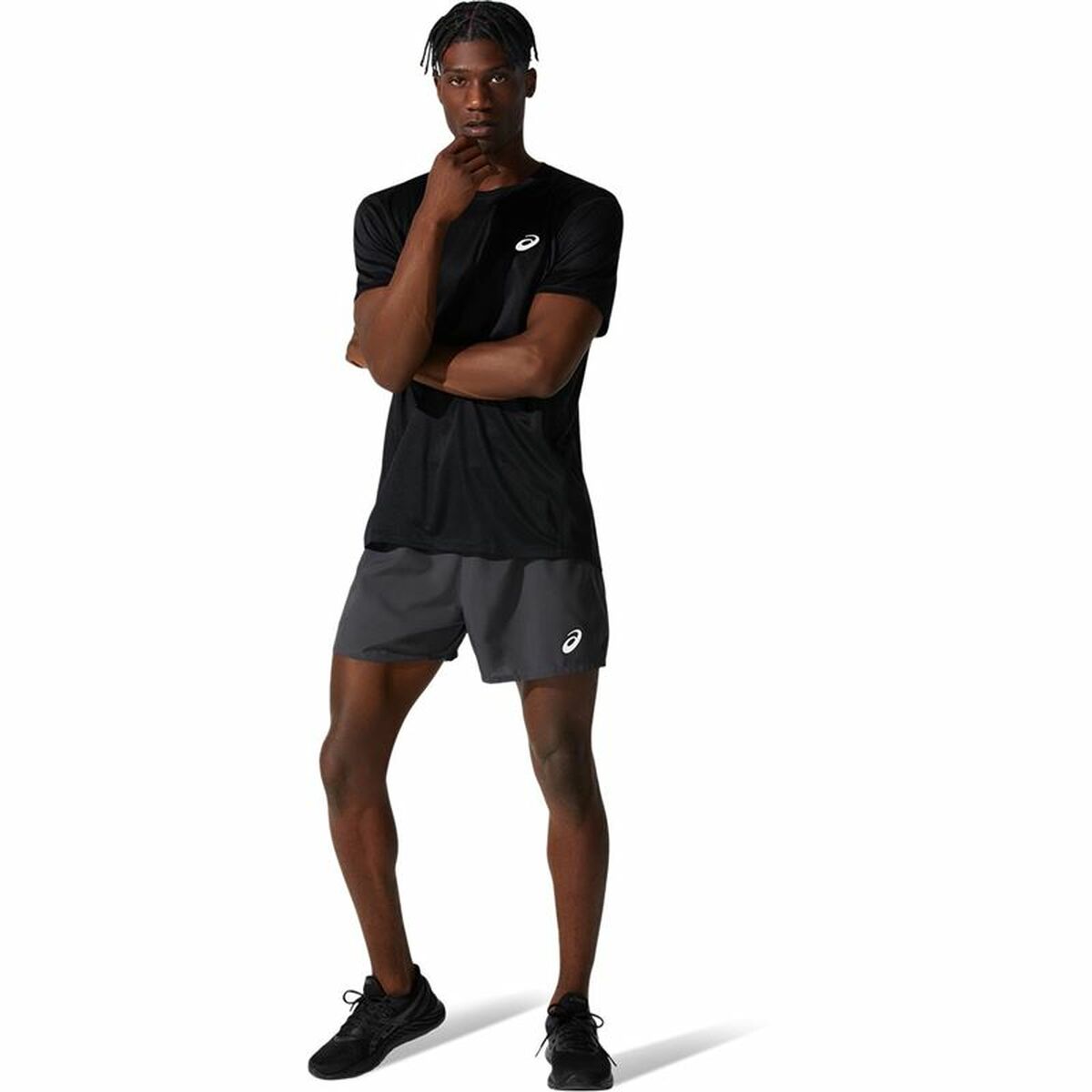 T-shirt med kortärm Herr Asics Core SS Svart - 6